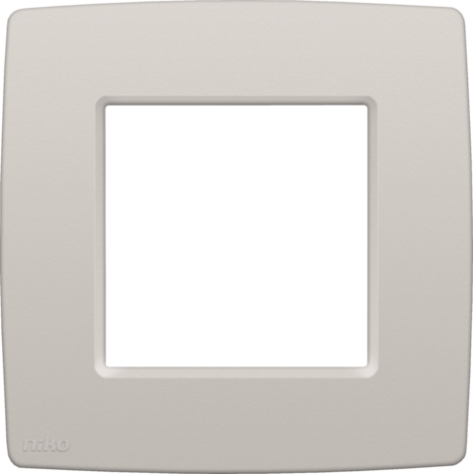 Plaque de recouvrement simple, couleur Niko Original light grey Plaque de recouvrement simple, couleur Niko Original light grey