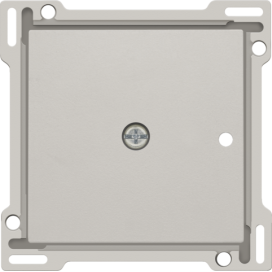 Set de finition pour récepteur RF encastré à 1 canal avec contact unipolaire (libre de potentiel) ou récepteur RF encastré avec fonction de commande des volets, couleur light grey