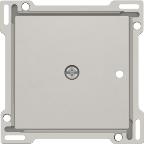 Set de finition pour récepteur RF encastré à 1 canal avec contact unipolaire (libre de potentiel) ou récepteur RF encastré avec fonction de commande des volets, couleur light grey