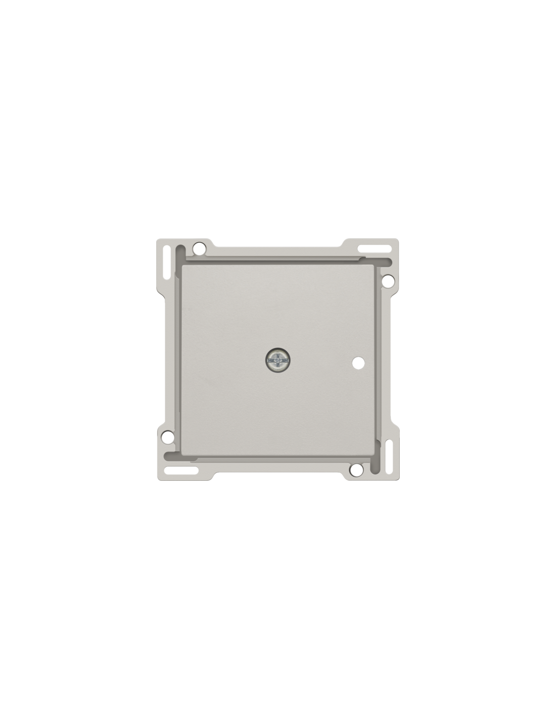 Set de finition pour récepteur RF encastré à 1 canal avec contact unipolaire (libre de potentiel) ou récepteur RF encastré avec fonction de commande des volets, couleur light grey