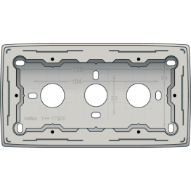 Boîte double en saillie pour tous les appareils de la série Original, Light Grey