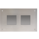 Plaque frontale et boîte d'encastrement pour poste extérieur modulaire