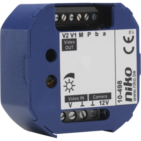 Niko Contrôle d'accès - émetteur vidéo pour connexion d'une caméra externe au système