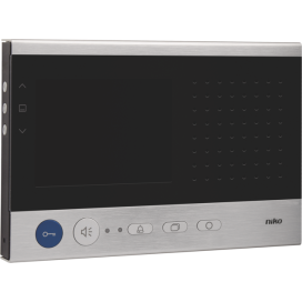 Poste intérieur vidéo de luxe compact mains libres avec écran couleur et fonction de menu, montage en saillie