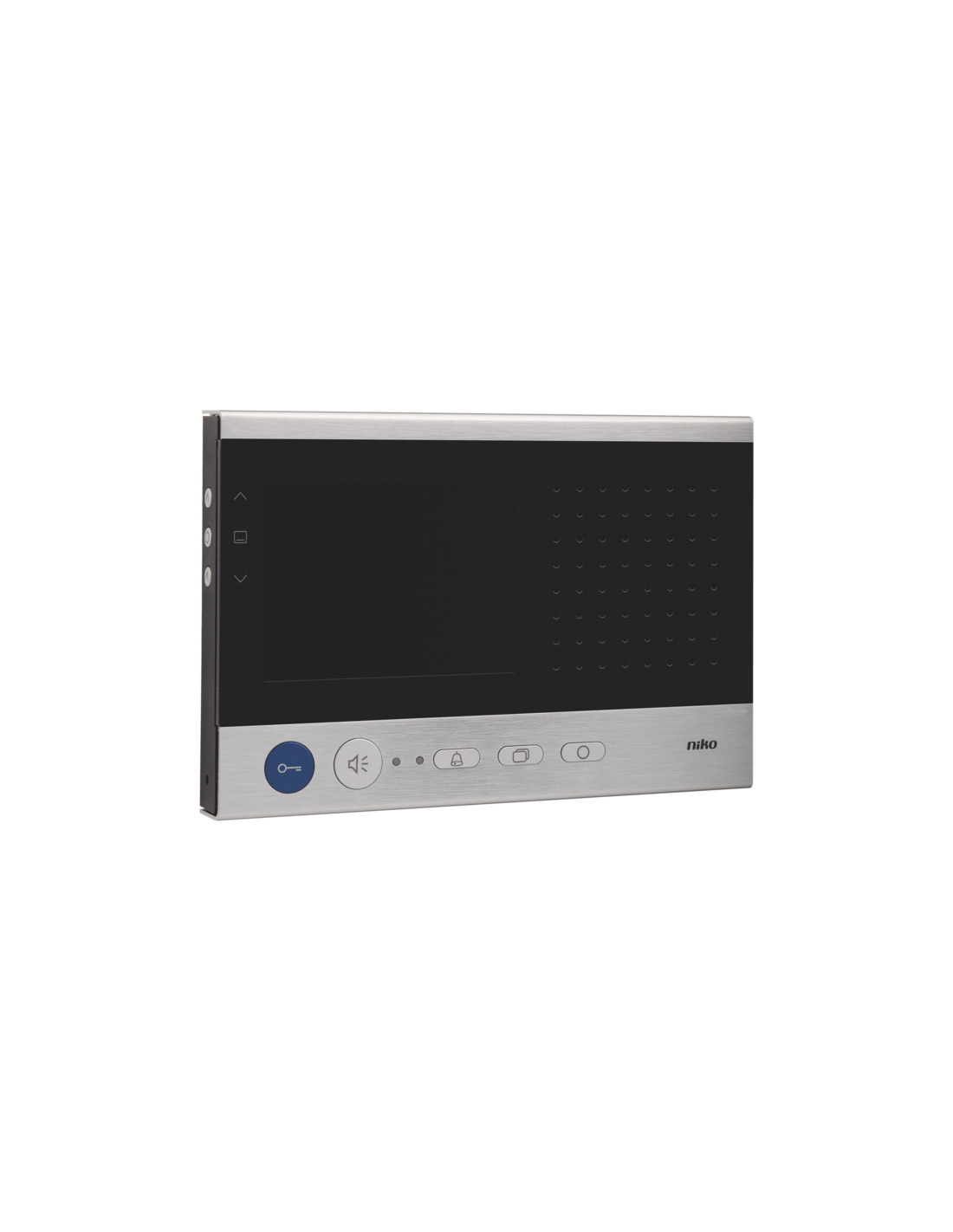Poste intérieur vidéo de luxe compact mains libres avec écran couleur et fonction de menu, montage en saillie