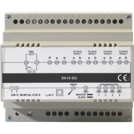 Couplage de postes extérieurs pour 4 postes extérieurs audio secondaires