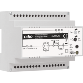 Alimentation modulaire pour une installation vidéo comportant jusqu’à 12 postes intérieurs vidéo, 1 répartiteur vidéo et 1 poste extérieur vidéo (vidéophonie)