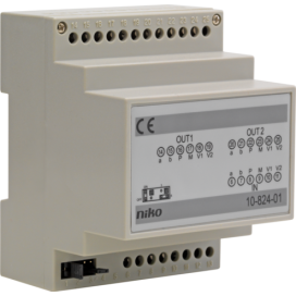 Niko Contrôle d'accès - répartiteur modulaire pour la distribution du signal vidéo sur 2 lignes