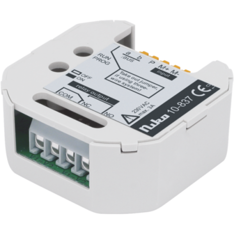 Niko Contrôle d'accès - relais externe libre de potentiel, pour montage dans une boîte à encastrer