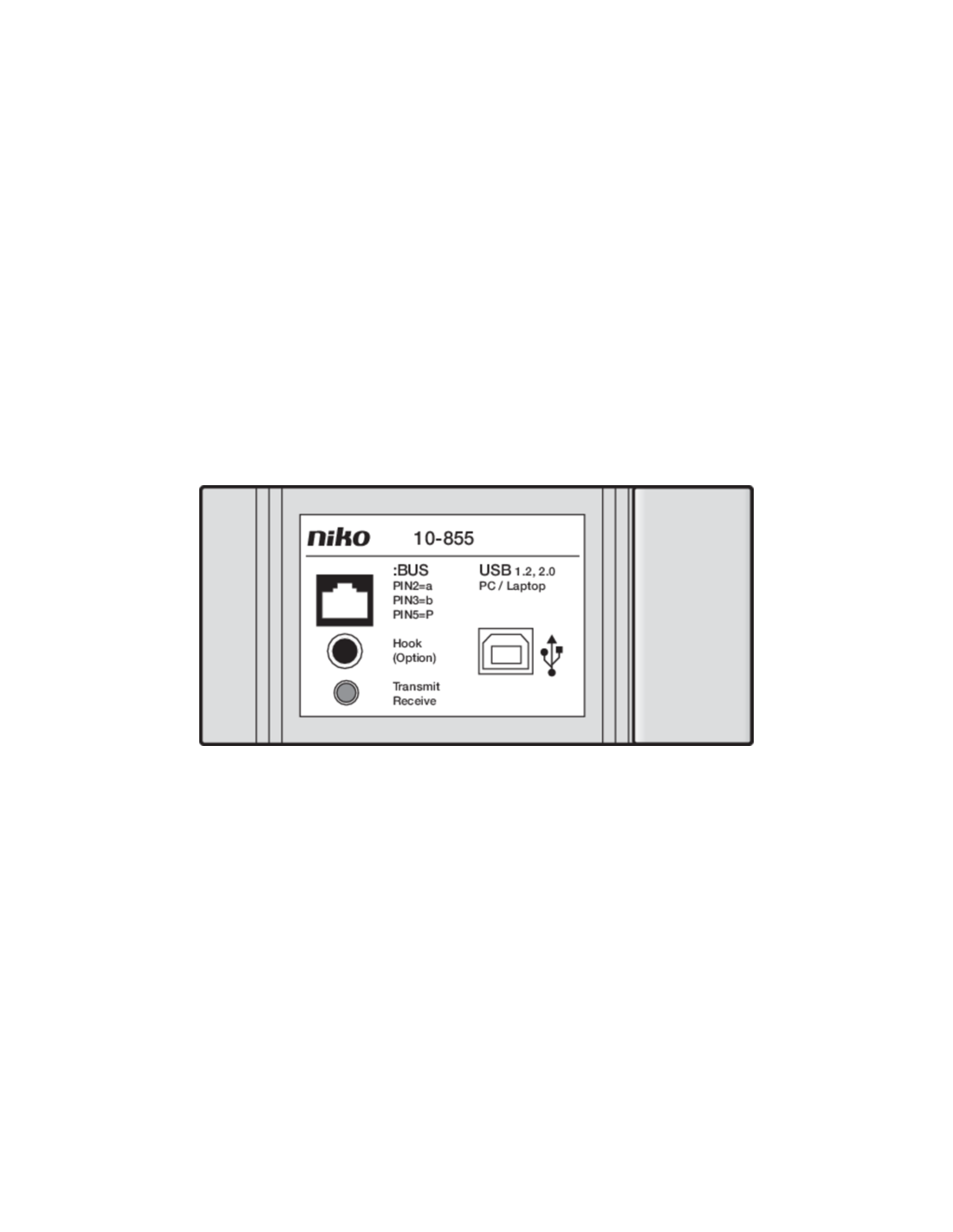 interface PC pour la programmation et la configuration.