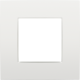 Plaque de recouvrement simple, couleur Niko Intense white