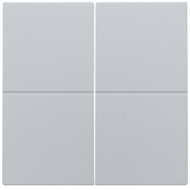 Clé double, pour variateur sans fil (Hue®, Bluetooth®, EnOcean®, KNX®), couleur sterling coated