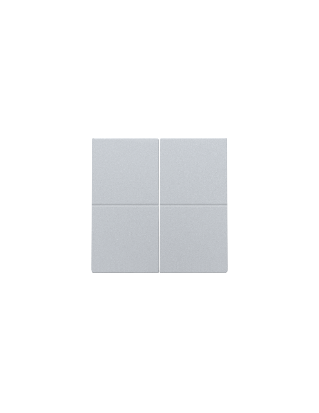 Clé double, pour variateur sans fil (Hue®, Bluetooth®, EnOcean®, KNX®), couleur sterling coated