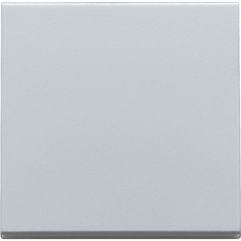 Set de finition pour interrupteur électronique ou bouton-poussoir simple, couleur sterling coated