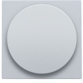 Set de finition pour variateur à bouton rotatif ou extension, incl. bouton rotatif, couleur sterling coated