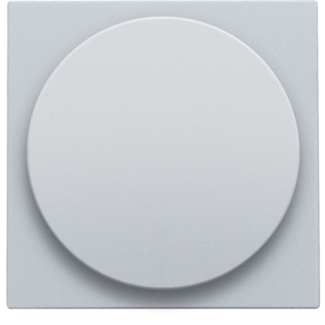 Set de finition pour variateur à bouton rotatif ou extension, incl. bouton rotatif, couleur sterling coated