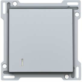 Set de finition pour interrupteur pour cartes d'hôtel, couleur sterling coated