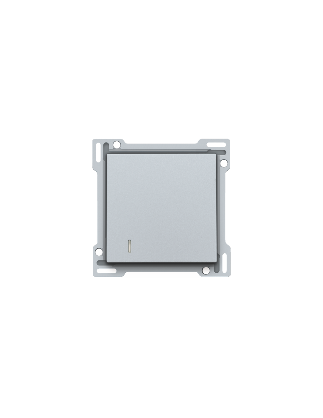 Set de finition pour interrupteur pour cartes d'hôtel, couleur sterling coated