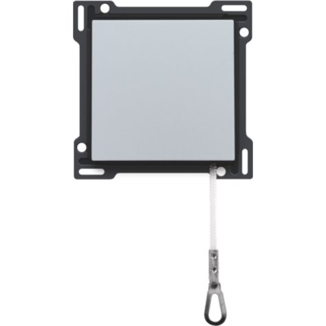 Set de finition pour interrupteur à tirette, couleur sterling coated