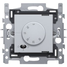 Thermostat électronique, couleur sterling coated