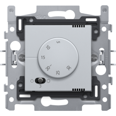 Thermostat électronique, couleur sterling coated