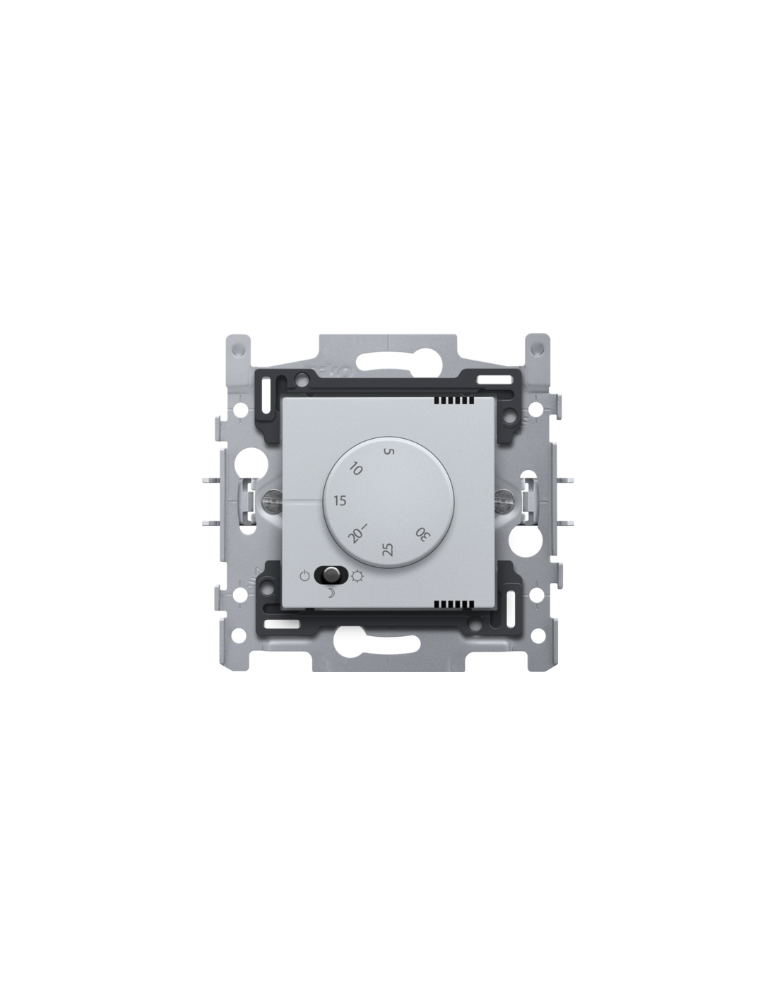 Thermostat électronique, couleur sterling coated