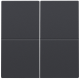 Clé double, pour variateur sans fil (Hue®, Bluetooth®, EnOcean®, KNX®), couleur anthracite coated