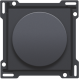 Set de finition pour variateur à bouton rotatif ou régulateur de vitesse, incl. bouton rotatif, couleur anthracite coated