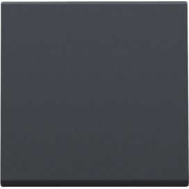 Set de finition pour interrupteur électronique ou bouton-poussoir simple, couleur anthracite coated