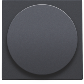 Set de finition pour variateur à bouton rotatif ou extension, incl. bouton rotatif, couleur anthracite coated