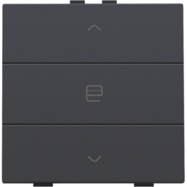 Commande de moteur simple pour Niko Home Control, couleur anthracite coated