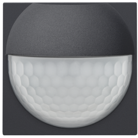 Set de finition pour détecteur de mouvement mural pour Niko Home Control, couleur anthracite coated