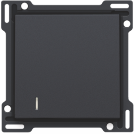 Set de finition pour interrupteur pour cartes d'hôtel, couleur anthracite coated