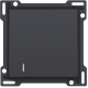 Set de finition pour interrupteur pour cartes d'hôtel, couleur anthracite coated