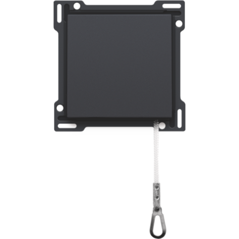 Set de finition pour interrupteur à tirette, couleur anthracite coated