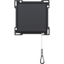 Set de finition pour bouton-poussoir à tirette, couleur anthracite coated