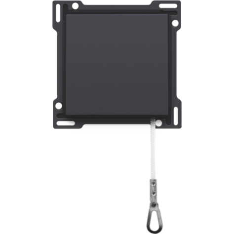 Set de finition pour bouton-poussoir à tirette, couleur anthracite coated