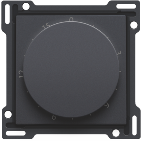 Set de finition pour minuterie réglable jusqu'à 15 min., couleur anthracite coated