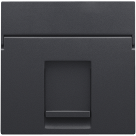 Enjoliveur data 1x RJ, couleur anthracite coated