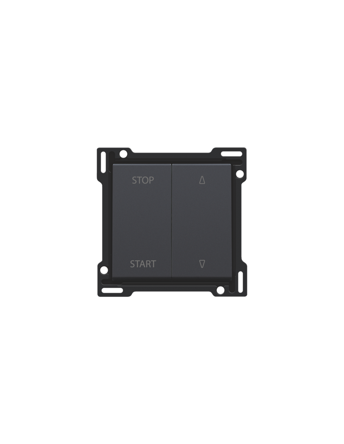 Set de finition pour interrupteur pour volets à verrouillage électrique, couleur anthracite coated