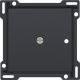 Set de finition pour récepteur RF encastré à 1 canal avec contact unipolaire (libre de potentiel) ou récepteur RF encastré avec fonction de commande des volets, couleur anthracite coated
