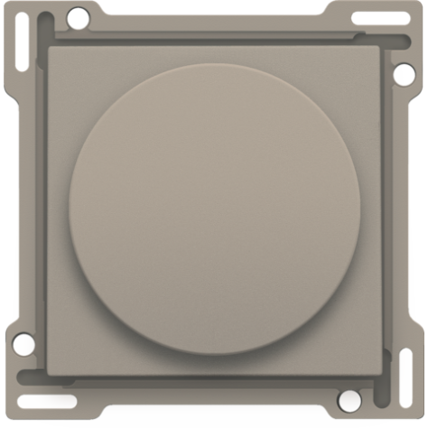 Set de finition pour variateur à bouton rotatif ou régulateur de vitesse, incl. bouton rotatif, couleur bronze coated