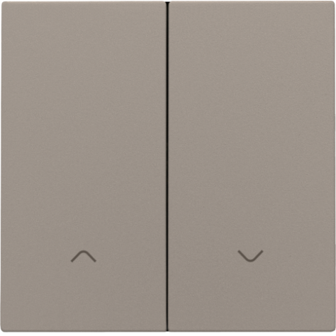 Set de finition pour interrupteur pour volets électronique double, couleur bronze coated