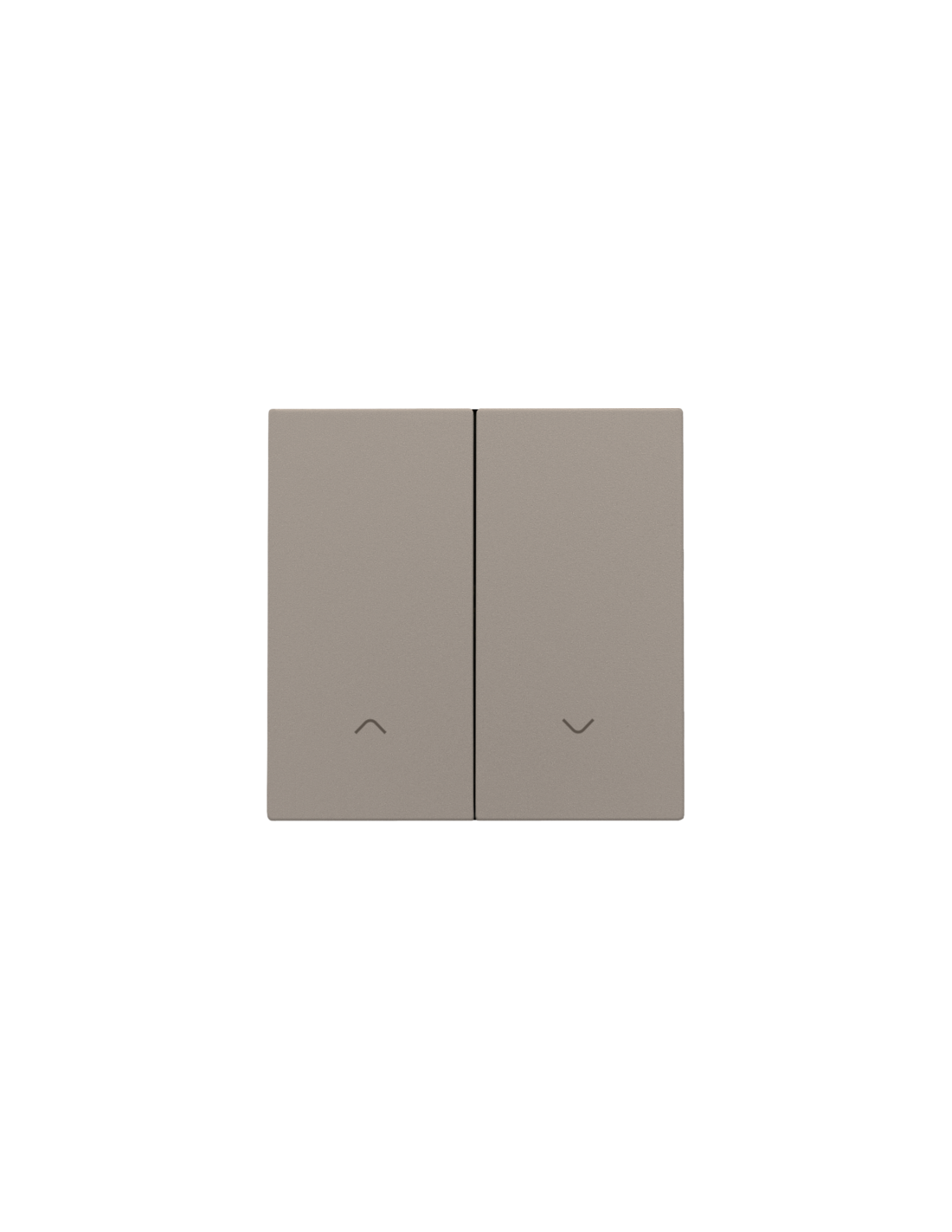 Set de finition pour interrupteur pour volets électronique double, couleur bronze coated