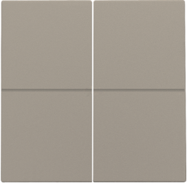 Set de finition pour interrupteur électronique ou bouton-poussoir quadruple, couleur bronze coated