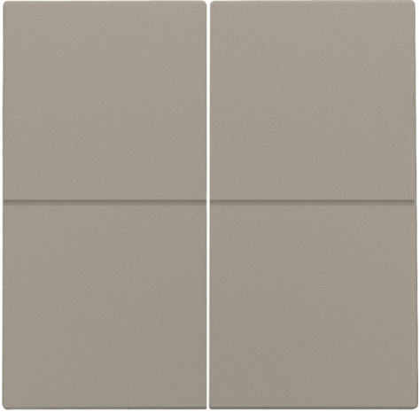 Set de finition pour interrupteur électronique ou bouton-poussoir quadruple, couleur bronze coated