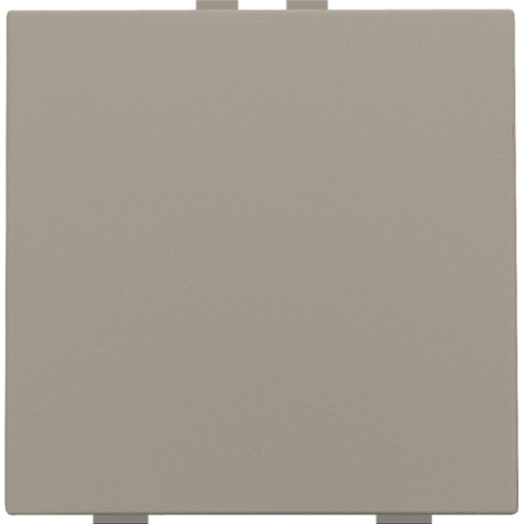 Bouton-poussoir simple pour Niko Home Control, couleur bronze coated