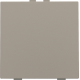 Bouton-poussoir simple pour Niko Home Control, couleur bronze coated