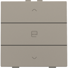 Commande de moteur simple pour Niko Home Control, couleur bronze coated