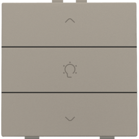 Commande de variateur simple pour Niko Home Control, couleur bronze coated
